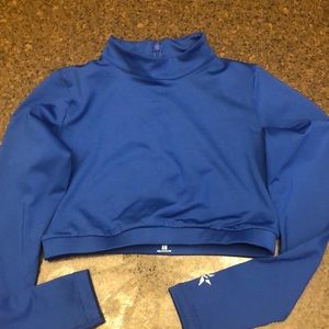 Rebel Athletic Mock Turtleneck Cheer Bodysuit Cropped Bodyliner